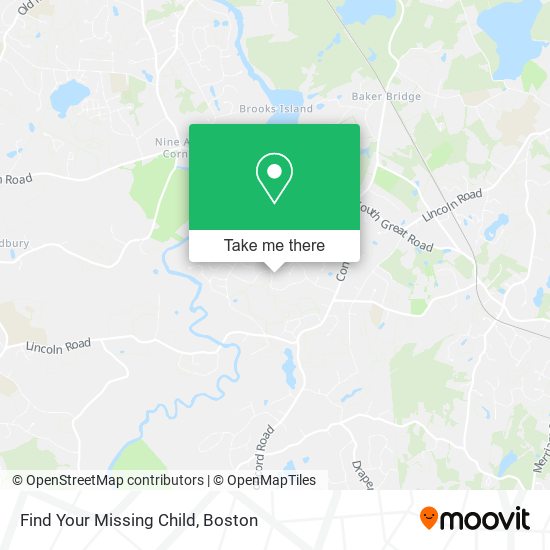 Find Your Missing Child map