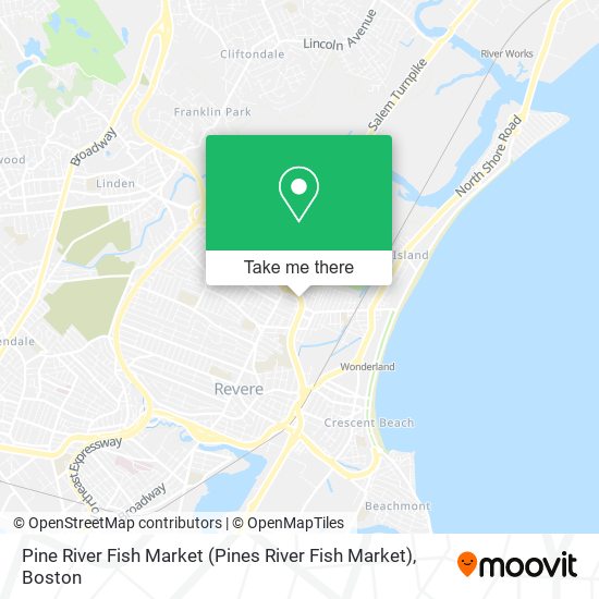 Mapa de Pine River Fish Market