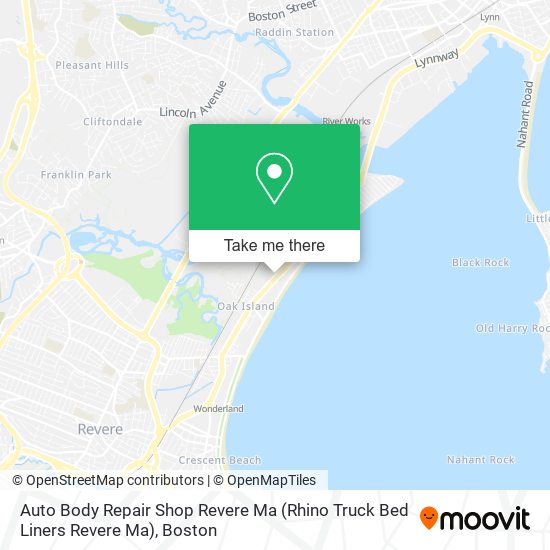 Auto Body Repair Shop Revere Ma (Rhino Truck Bed Liners Revere Ma) map