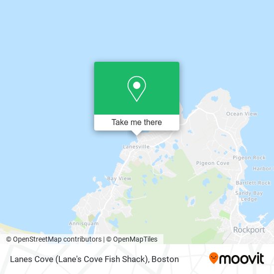 Mapa de Lanes Cove (Lane's Cove Fish Shack)