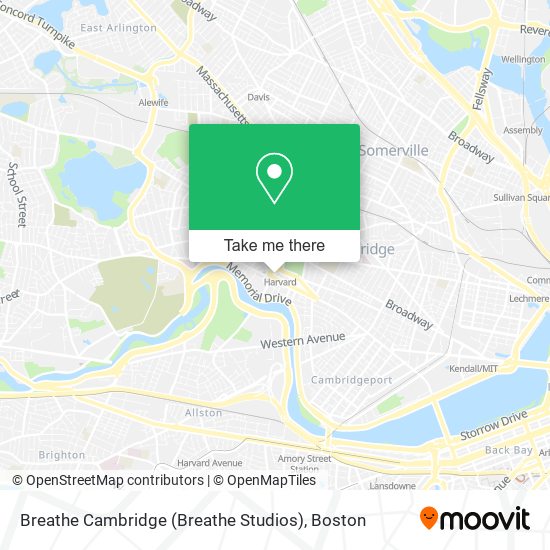 Breathe Cambridge (Breathe Studios) map