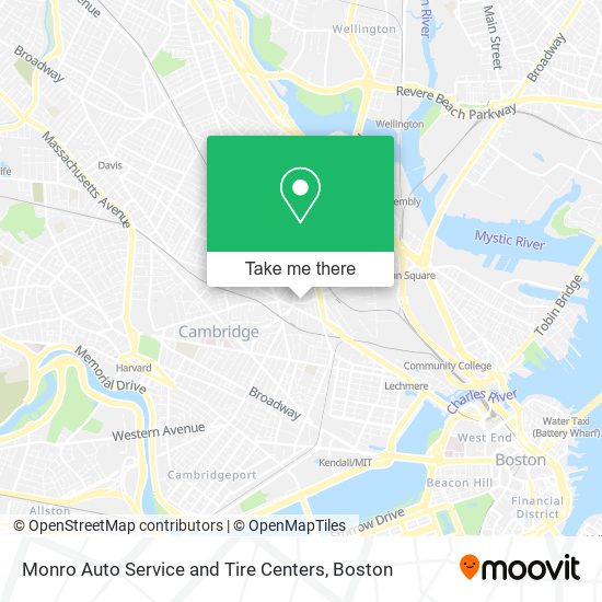Mapa de Monro Auto Service and Tire Centers