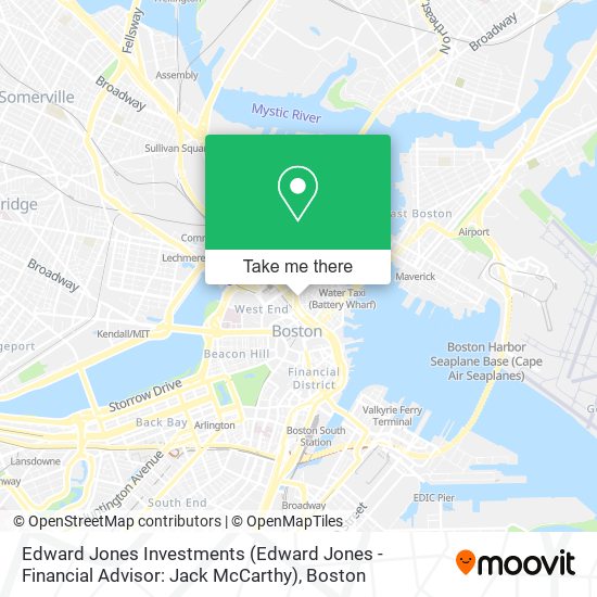 Mapa de Edward Jones Investments (Edward Jones - Financial Advisor: Jack McCarthy)