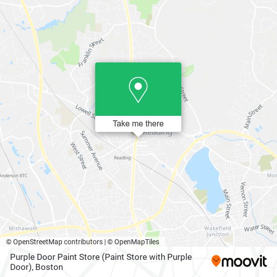 Mapa de Purple Door Paint Store
