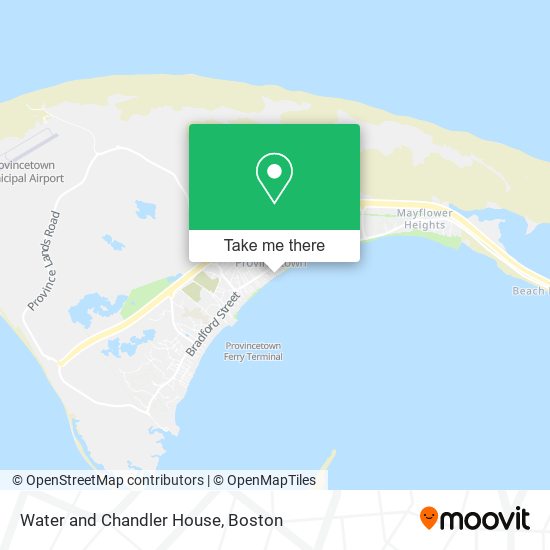 Water and Chandler House map