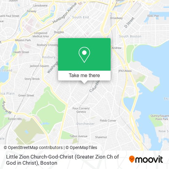 Mapa de Little Zion Church-God-Christ (Greater Zion Ch of God in Christ)