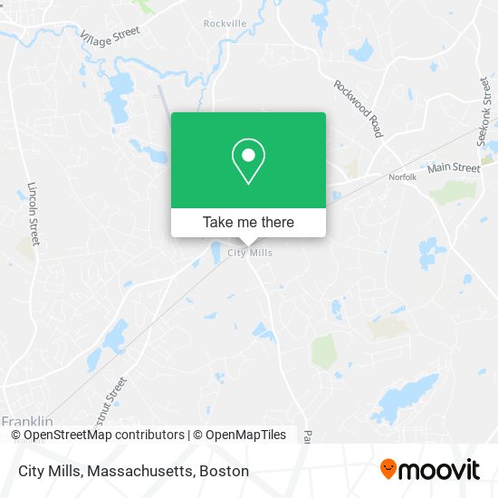 City Mills, Massachusetts map