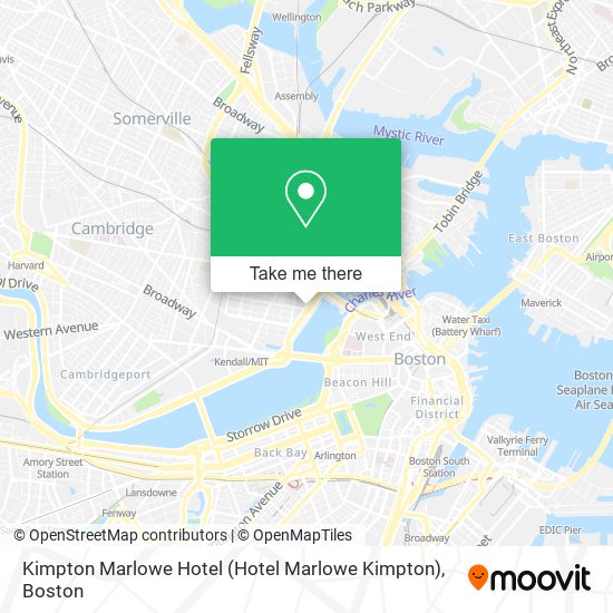 Mapa de Kimpton Marlowe Hotel