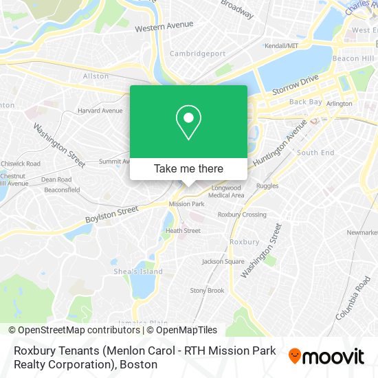 Roxbury Tenants (Menlon Carol - RTH Mission Park Realty Corporation) map