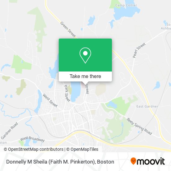 Donnelly M Sheila (Faith M. Pinkerton) map