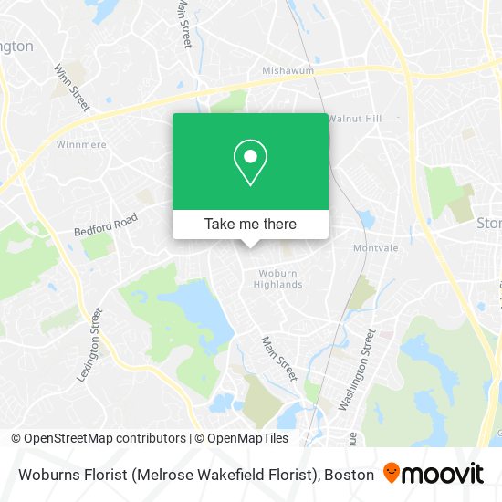 Woburns Florist (Melrose Wakefield Florist) map