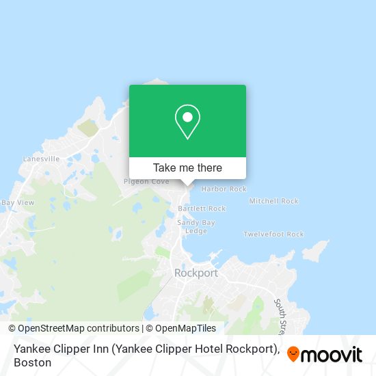 Mapa de Yankee Clipper Inn (Yankee Clipper Hotel Rockport)