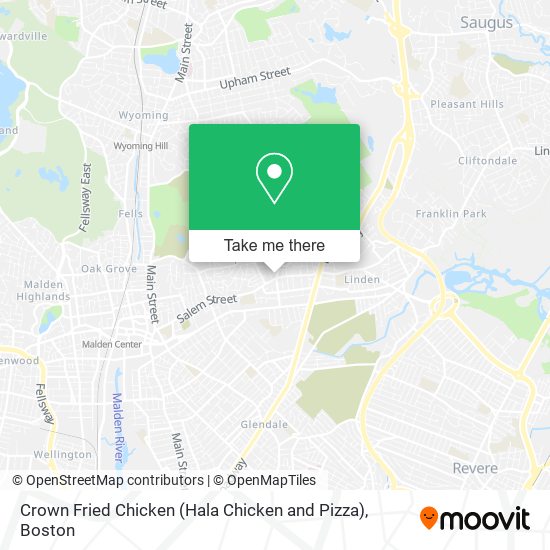 Crown Fried Chicken (Hala Chicken and Pizza) map