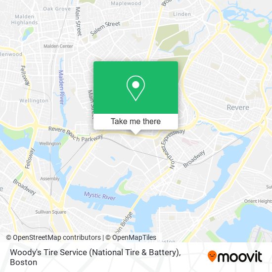 Woody's Tire Service (National Tire & Battery) map