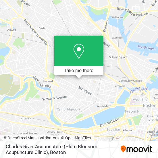 Mapa de Charles River Acupuncture (Plum Blossom Acupuncture Clinic)
