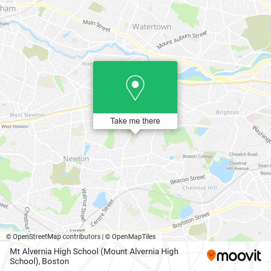 Mapa de Mt Alvernia High School