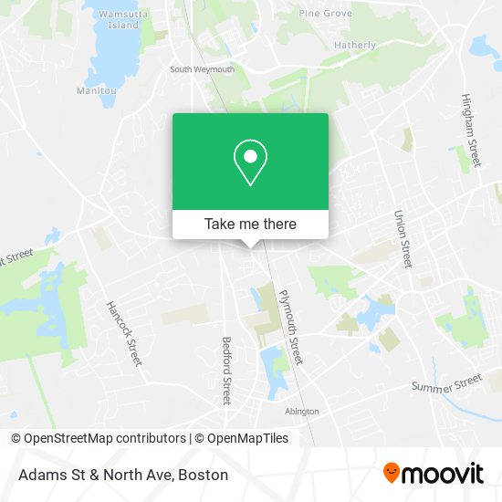 Mapa de Adams St & North Ave