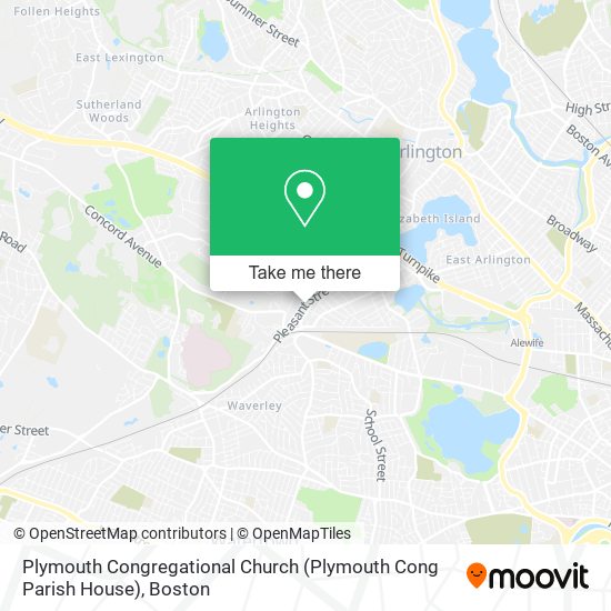 Mapa de Plymouth Congregational Church (Plymouth Cong Parish House)