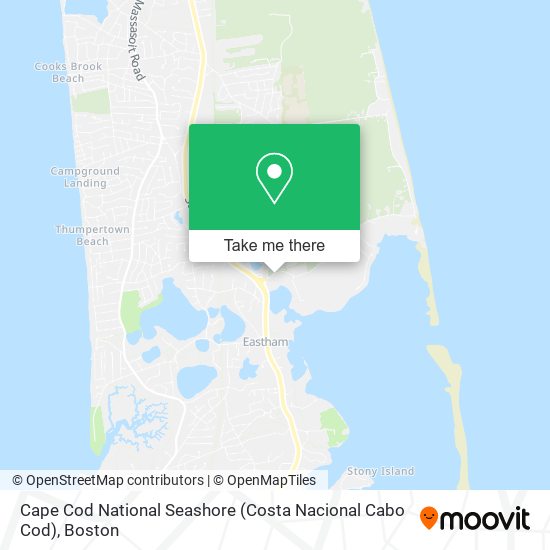 Cape Cod National Seashore (Costa Nacional Cabo Cod) map