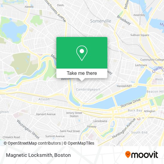 Magnetic Locksmith map