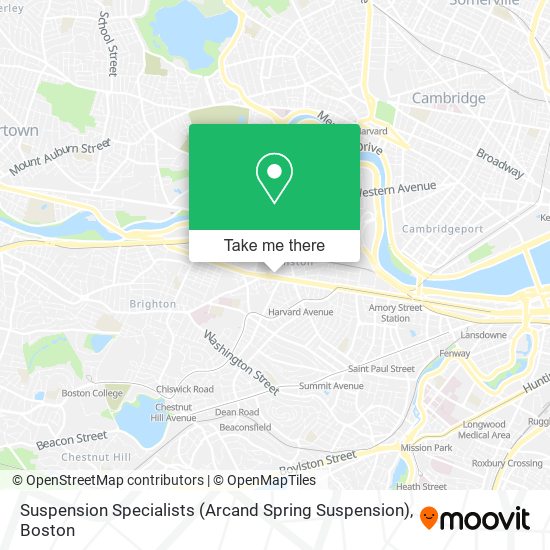 Mapa de Suspension Specialists (Arcand Spring Suspension)