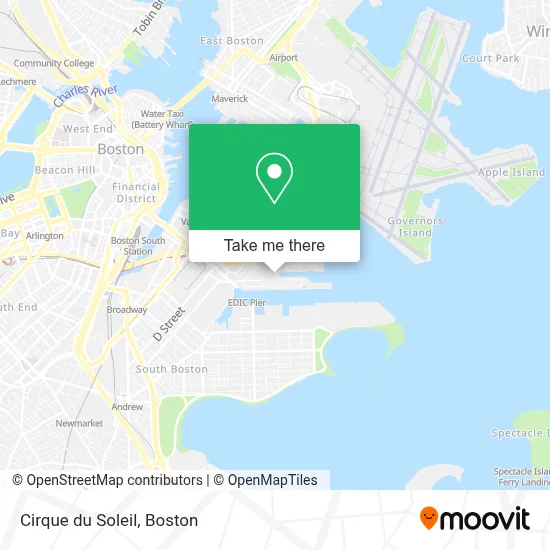 Cirque du Soleil map