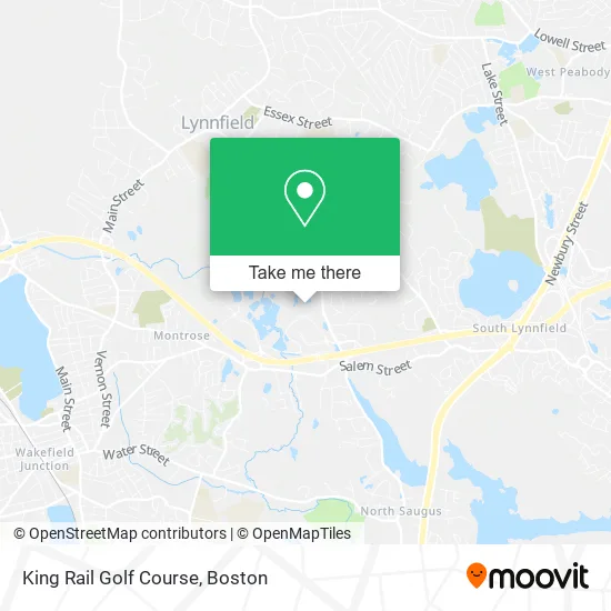 King Rail Golf Course map