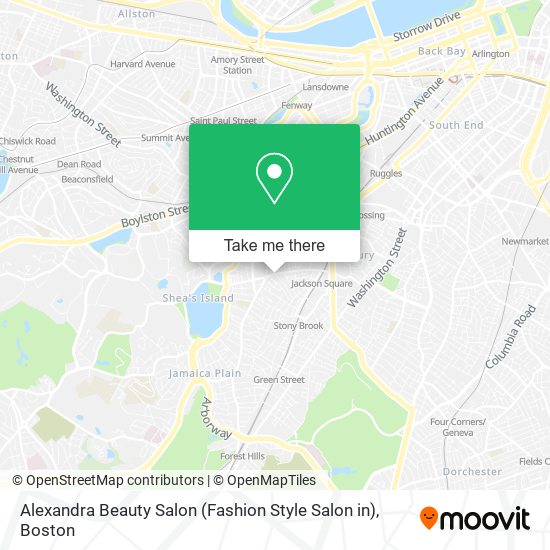Mapa de Alexandra Beauty Salon (Fashion Style Salon in)