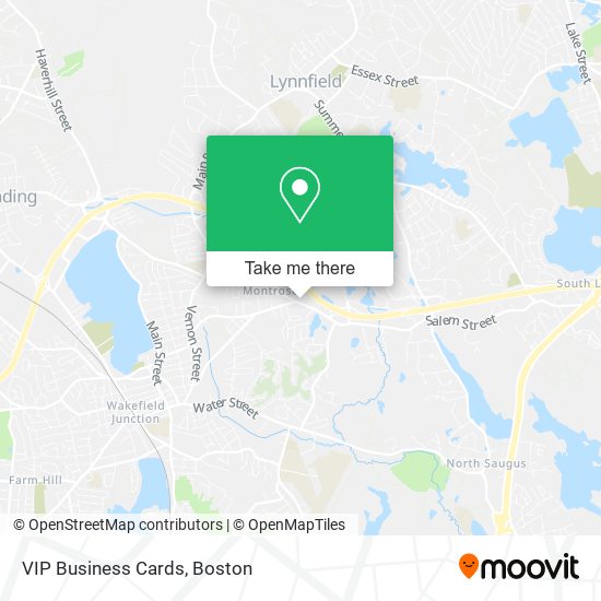 VIP Business Cards map
