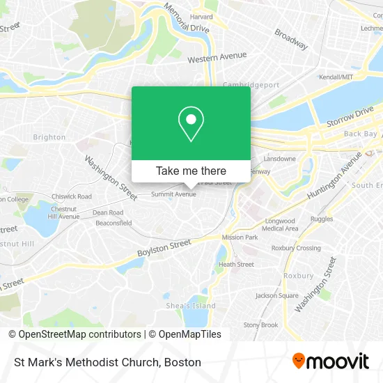 St Mark's Methodist Church map