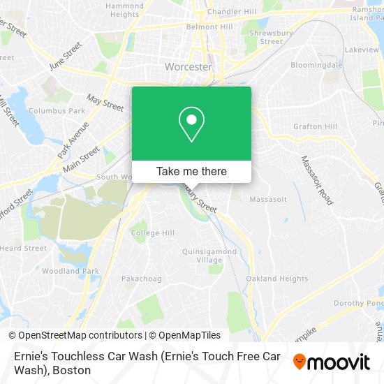 Mapa de Ernie's Touchless Car Wash (Ernie's Touch Free Car Wash)