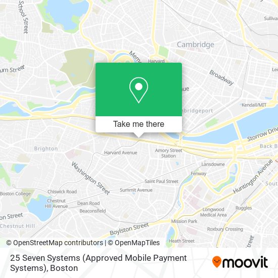25 Seven Systems (Approved Mobile Payment Systems) map