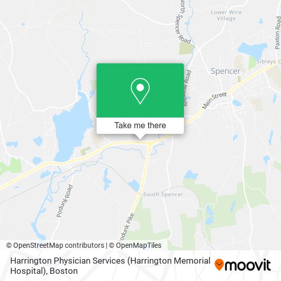 Mapa de Harrington Physician Services (Harrington Memorial Hospital)