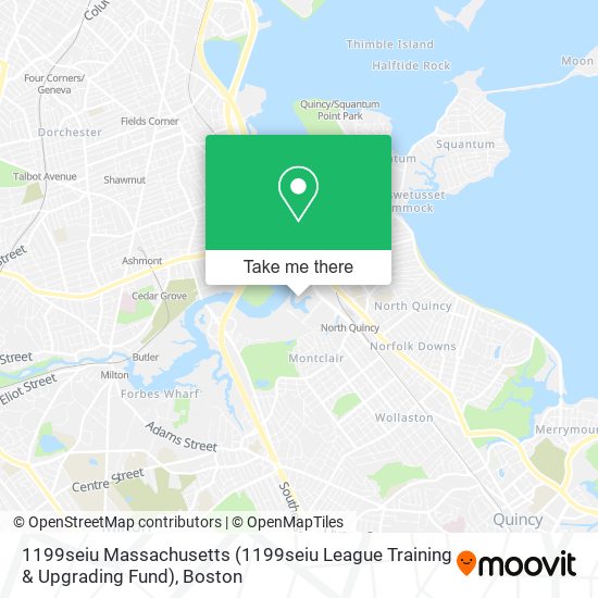 1199seiu Massachusetts (1199seiu League Training & Upgrading Fund) map