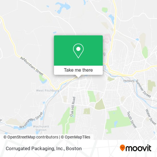 Corrugated Packaging, Inc. map