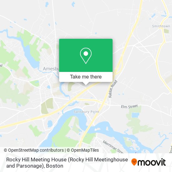 Rocky Hill Meeting House (Rocky Hill Meetinghouse and Parsonage) map