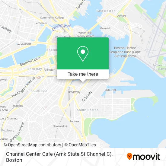 Channel Center Cafe (Amk State St Channel C) map