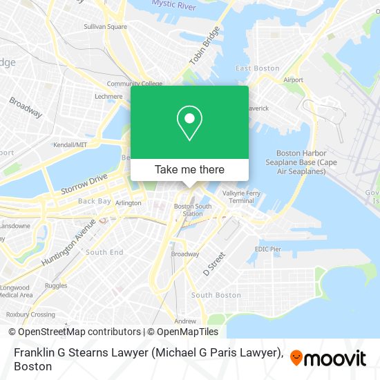 Mapa de Franklin G Stearns Lawyer (Michael G Paris Lawyer)