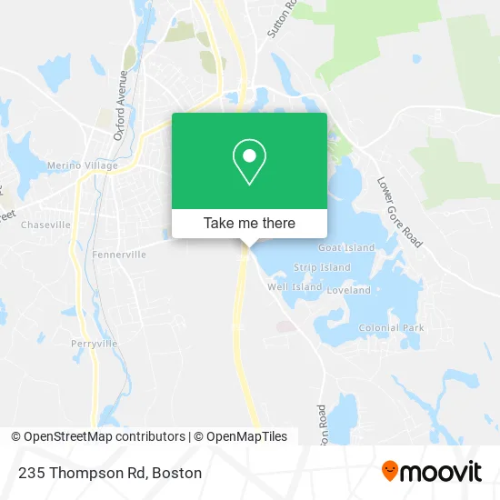Mapa de 235 Thompson Rd