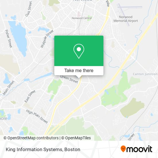 King Information Systems map