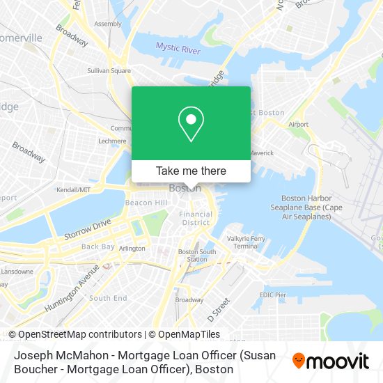Mapa de Joseph McMahon - Mortgage Loan Officer (Susan Boucher - Mortgage Loan Officer)