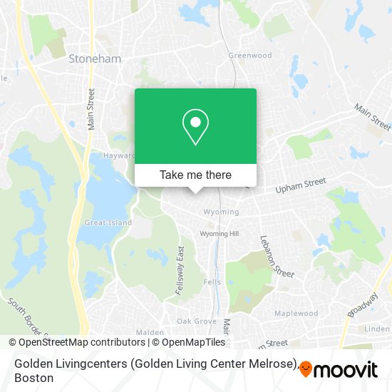 Mapa de Golden Livingcenters (Golden Living Center Melrose)