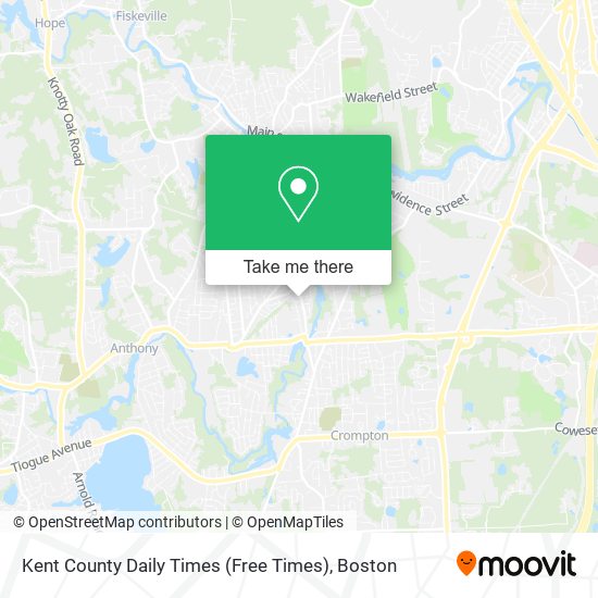 Kent County Daily Times (Free Times) map