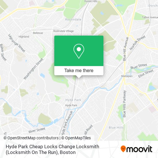 Hyde Park Cheap Locks Change Locksmith (Locksmith On The Run) map