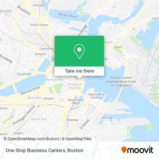 One Stop Business Centers map
