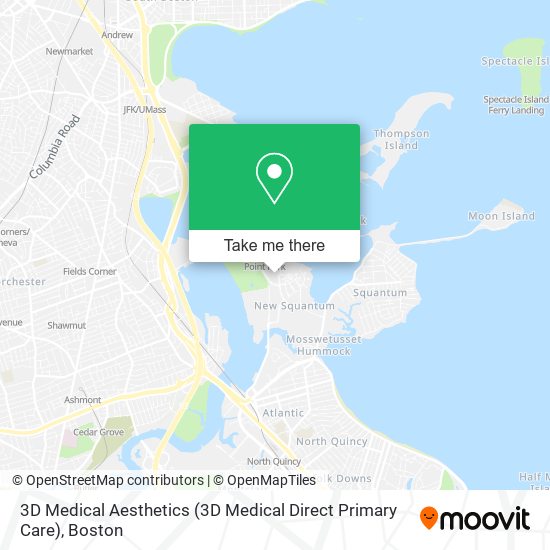 Mapa de 3D Medical Aesthetics (3D Medical Direct Primary Care)