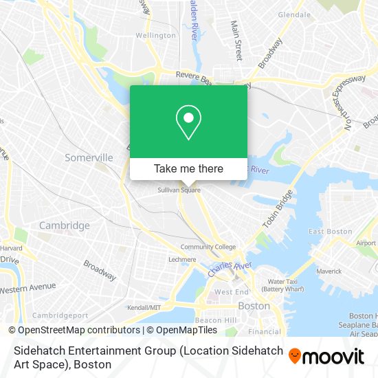 Mapa de Sidehatch Entertainment Group (Location Sidehatch Art Space)