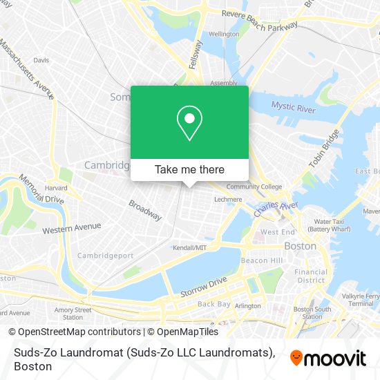 Mapa de Suds-Zo Laundromat (Suds-Zo LLC Laundromats)