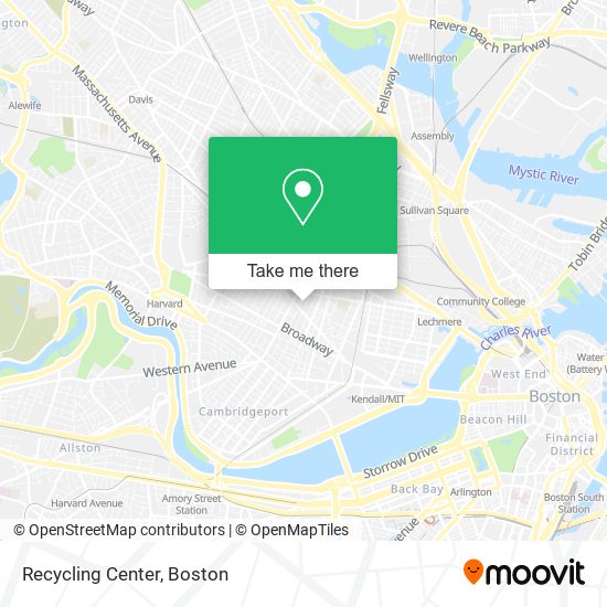 Mapa de Recycling Center