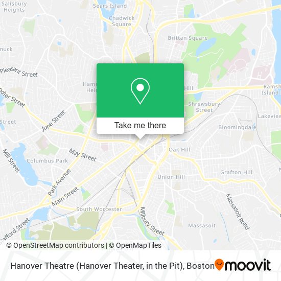 Hanover Theatre (Hanover Theater, in the Pit) map